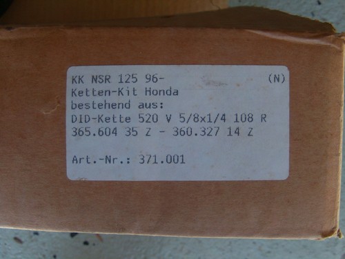 Did motorrad kettenkit - did, honda